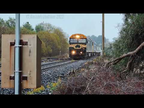 G539 & BL33 - 3000HP EMDs Power through Stawell, Australia.