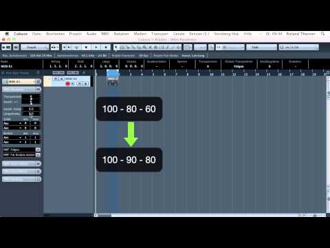 20.24 Cubase - MIDI-Parameter