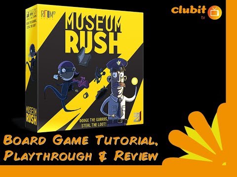 Museum Rush - a family weight swag 'collecting' game.