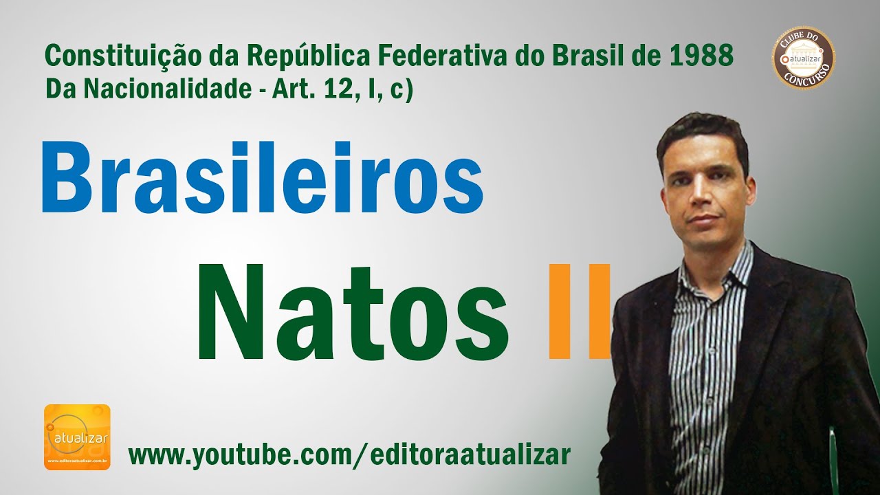CRFB/88 - Art. 12, I, C (Constituição da República)