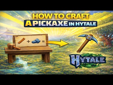 Come creare un piccone in Hytale (passo dopo passo)