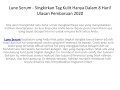 Lune Serum belum membantu saya memulihkan kesehatan dan penampilan