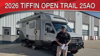 A preview image of the linked video showcasing 2026 Tiffin Open Trail 25AO