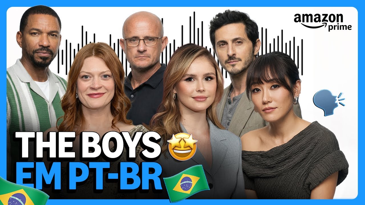 ELENCO DE THE BOYS REAGE À DUBLAGEM BR (adicionar emoji da bandeira br)