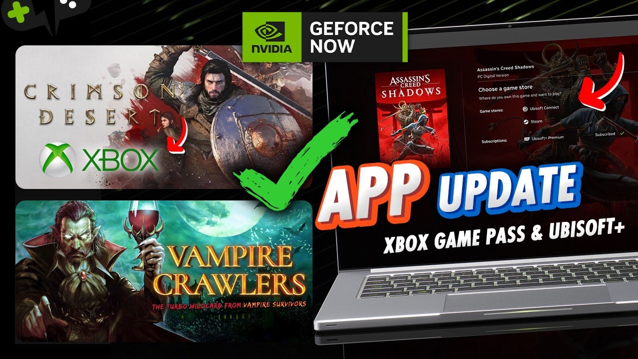 NEW Game Discovery w/ GAME PASS and Ubisoft+ Labels | GeForce Now News UPDATE
