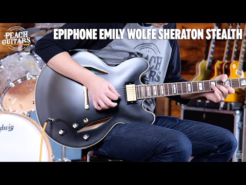 No Talking...Just Tones | Epiphone Emily Wolfe Sheraton Stealth