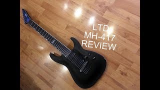 Video thumbnail for ESP LTD MH - 417 7 String by Bluegrass Abe