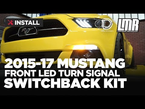 2015-2017 Mustang Diode Dynamics Front LED Turn Signal Switchback Kit - Install & Review