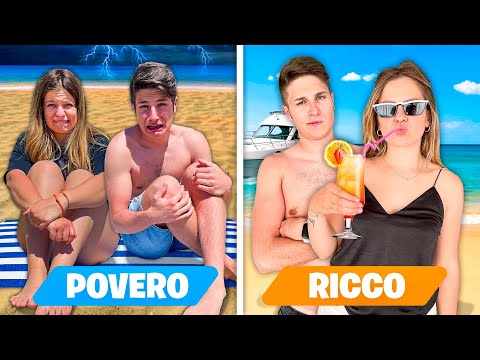 COPPIA RICCA vs COPPIA POVERA AL MARE!