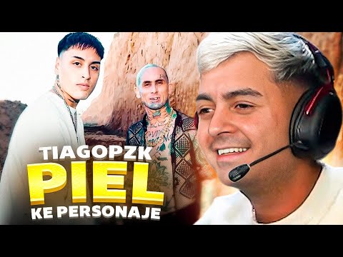 TIAGO PZK haciendo CUMBIA 😱😳 REACCION a PIEL 🔴