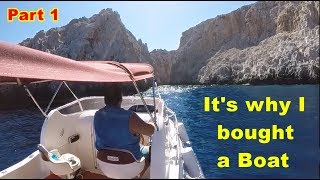 CRETE - Exporing Crete by Boat: Chania - Kolymbari - KRI KRI ISLAND - Platanias - Kissamos. PART 1