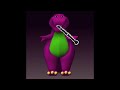 Barney The Backyard Gang Waiting For Santa Suite Isolated Clarinet