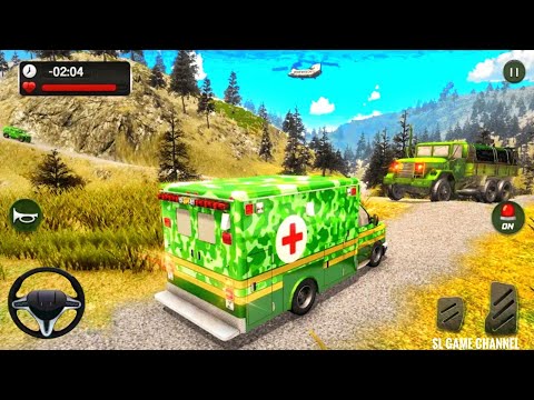 Off-road US Army Transporter : Ambulance Driving Rescue Simulator Android Gameplay