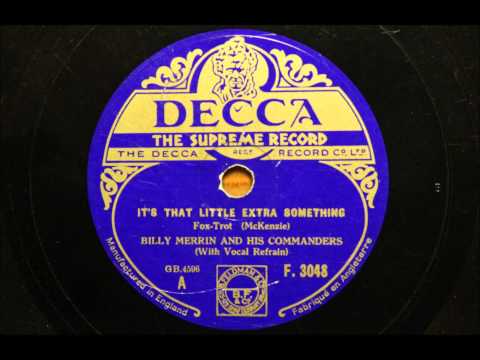 It's the certain little extra something - Billy Merrin