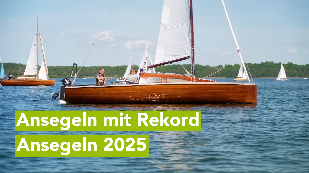 Rekordverdächtige Teilnehmerzahl beim Ansegeln in Schwerin