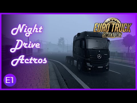 E1 | First time driving manual! Mercedes Benz New Actros ETS2 1.41 (No Commentary)
