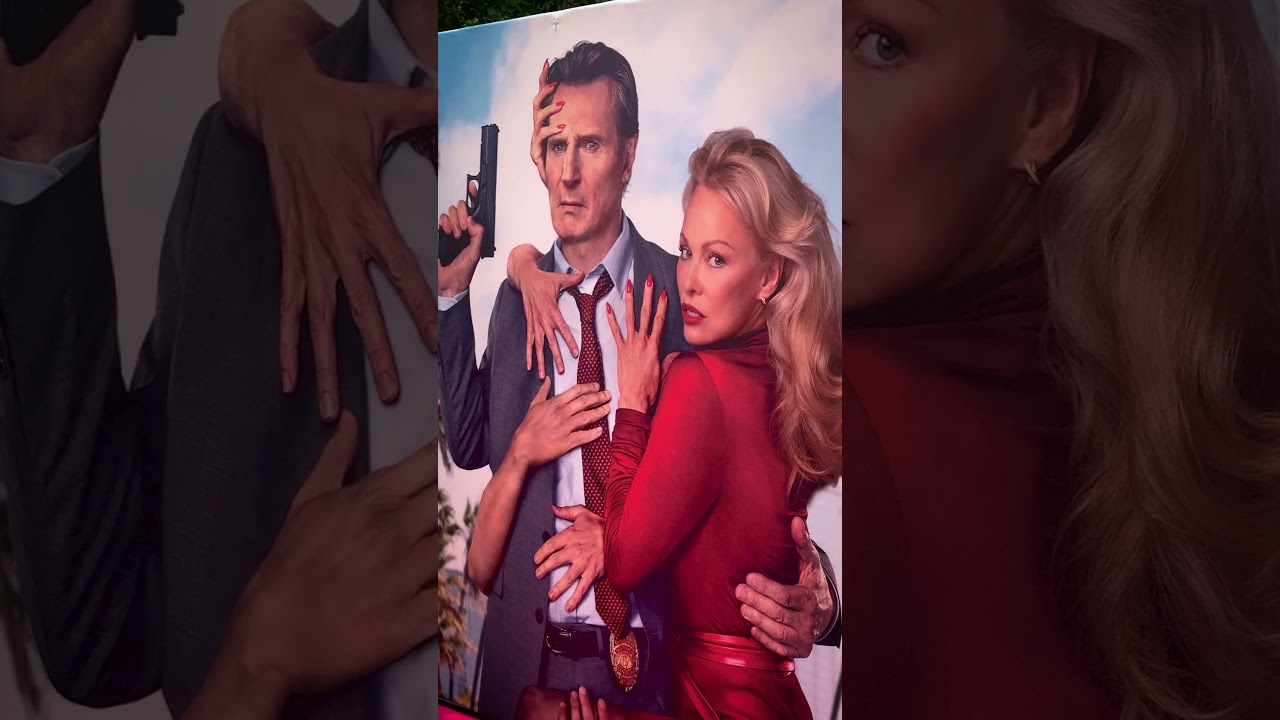 Liam Neeson and Pamela Anderson