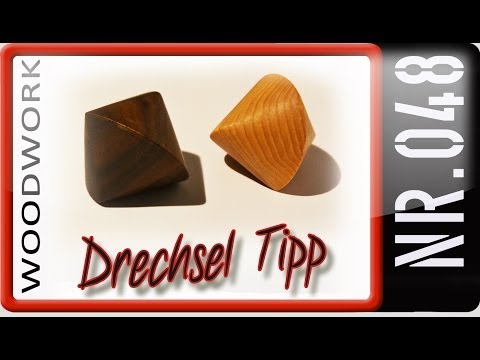 Sphericon aus Nussbaum & Esche drechseln Torkler Wobbler Oloid