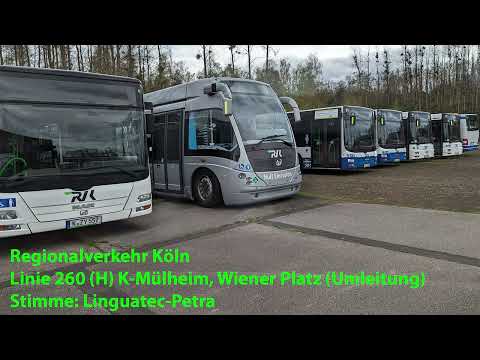 Ansagen-Mix #001 (DB Regio Bus, RVK Köln, REVG und BRN)