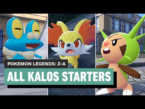 Pokemon Legends: Z-A - How to Get Froakie, Chespin, and Fennekin (X & Y Starters)