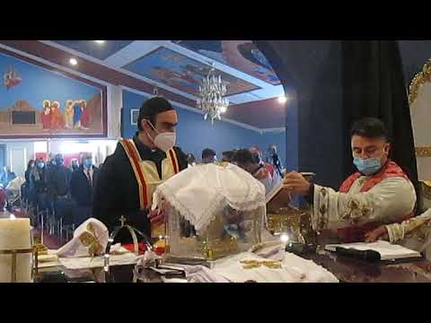 Oriental Orthodox Priests Concelebrating the Eucharist : Commemoration of the Saints