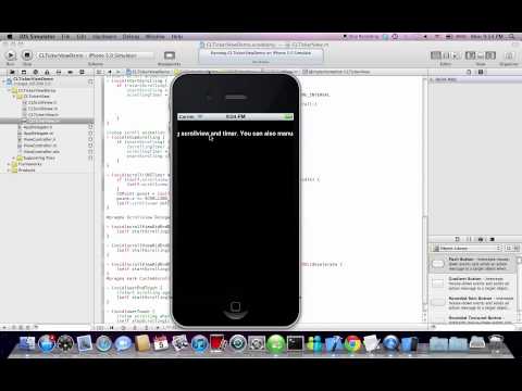 CLTickerView Demo - An IOS Ticker