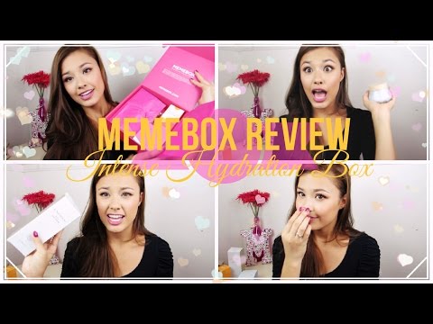 Memebox Review: Intense Hydration Box #ThirstySkin Korean Skincare Products Video