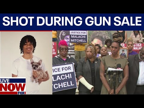 Video | Mom demands 'justice' for son shot during gun sale