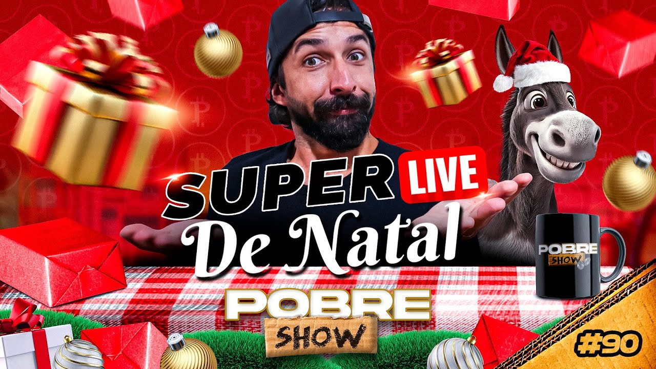 SUPER LIVE DE NATAL - com Primo Pobre - Pobre Show #90