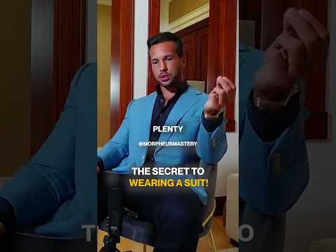 The Secret to Wearing a Suit!