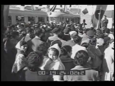 Inaugurazione in Sardegna della linea ferroviaria Senorbì-Isili 1960