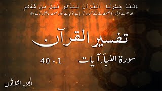 P30TF302 Tafseer Ul Quran Para 30 Surah Al  Naba Ayaat 01   40