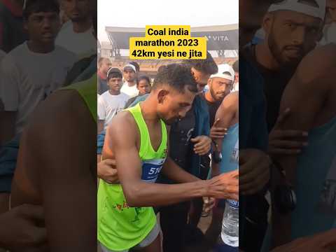 42km ka Hero || coal india marathon Ranchi 2023 #coalindia