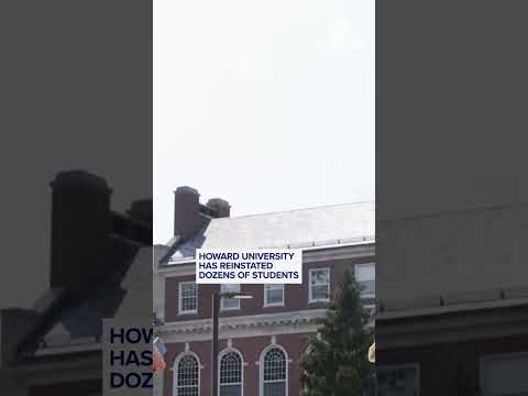 Howard University reinstates dozens of students