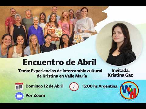 Kristina Gaz nos contó su experencia de intercambio cultural en Valle Maria y de enseñanza de alemán