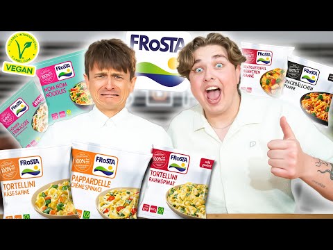 Testing Frosta frozen meals ❄🧊 (with Dima)