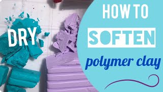 How to Soften Dry Fimo. Polymer Clay Hack. DIY. Arcilla polimérica.