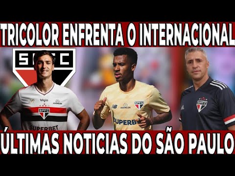SÃO PAULO ENFRENTA O INTERNACIONAL NA VILA BELMIRO! DINENNO FORA? NOTICIAS DO SÃO PAULO HOJE
