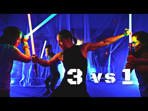 EPIC LIGHTSABER BATTLE - Live Action Asajj Ventress?!? [MUST WATCH!]