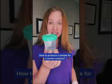 How to make a sperm sample for a semen analysis? #health #infertility  #ttc #sperm