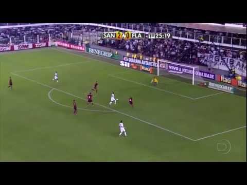 Gol De Neymar Que Ganhou o Premio Puskas 2011 - Santos FC x Flamengo Campeonato Brasileiro 2011