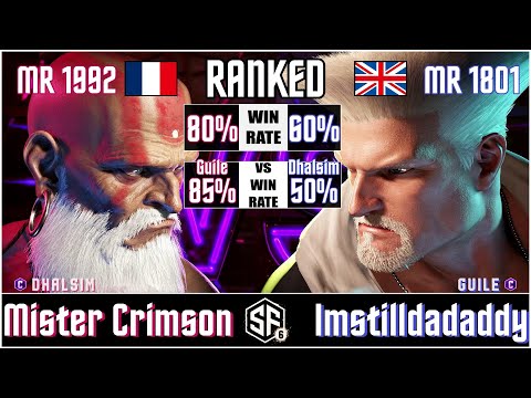SF6 - Mister Crimson (Dhalsim) vs Imstilldadaddy (Guile) in Street Fighter 6