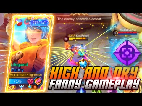 SUPER AGGRESSIVE!!⚡| ASSASSIN EMBLEM! | SOLO RANK FANNY GAMEPLAY!✨ | MLBB