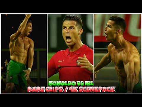 Cristiano Ronaldo Vs IRL / RARE CLIPS ● SCENEPACK 4K (With TOPAZ No Ae CC )
