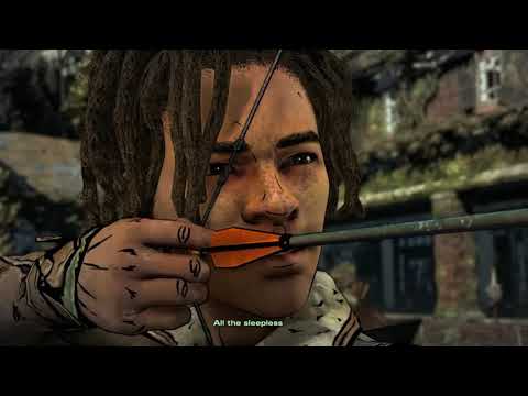 THE WALKING DEAD - Clementine target practice