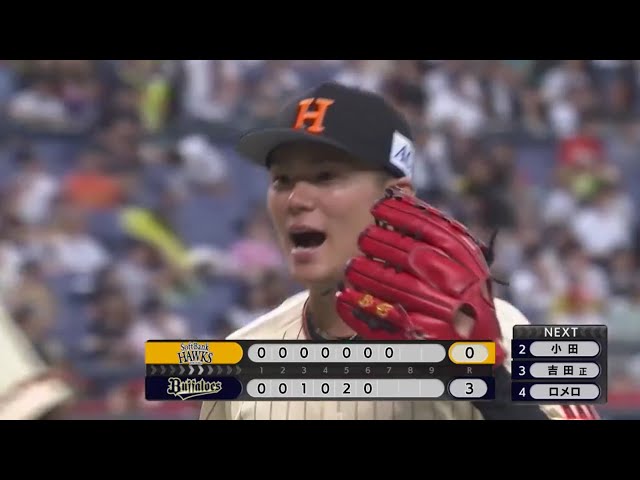 【7回表】バファローズ・山本 快投でピンチを無失点で切り抜ける!! 7回無失点の快投!! 2019/5/28 B-H