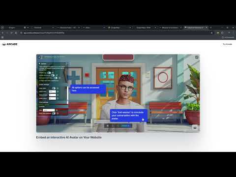 Interactive Avatar video preview