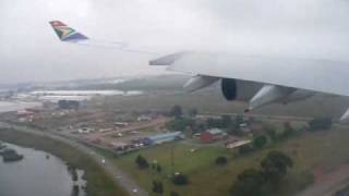 preview picture of video 'Landing to Johannesburg South Africa'