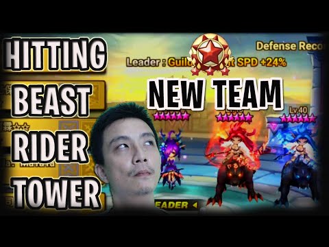 HITTING Some Beast Rider Savannah Barbara Marsha SIEGE BATTLE DEFENSE - Summoners War