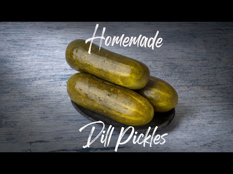 Kosher Dill Pickles - How to Make Kosher Dill Pickles from Scratch